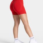 Clothing TEVEO Signature Scrunch Short Red Women 2HL08D187
