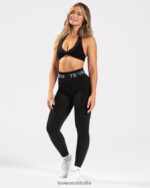 Clothing TEVEO Signature Twisted Bh Black Women 2HL08D301 - Image 3