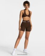 Clothing TEVEO Signature Twisted Bh Dark brown Women 2HL08D298 - Image 3