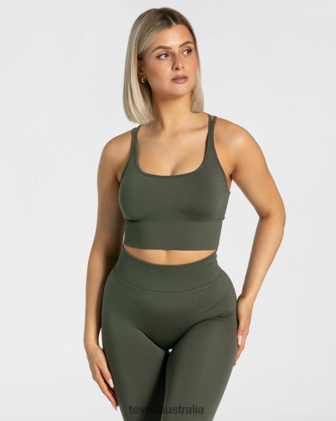 clothing_teveo_statement_bh_khaki_women_2hl08d326.jpg Clothing TEVEO Statement Bh Khaki Women 2HL08D326 - Image 1