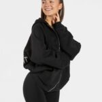Clothing TEVEO Statement Oversized Jacket Black Women 2HL08D31