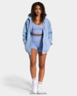 Clothing TEVEO Statement Oversized Jacket Blue Women 2HL08D20 - Image 3