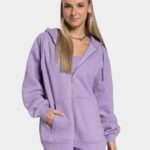 Clothing TEVEO Statement Oversized Jacket Lilac Women 2HL08D22