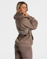 Clothing TEVEO Statement Oversized Jacket Mocha Women 2HL08D27 - Image 2