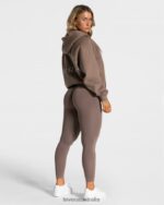 Clothing TEVEO Statement Oversized Jacket Mocha Women 2HL08D27 - Image 5