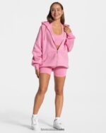 Clothing TEVEO Statement Oversized Jacket Pink Women 2HL08D29 - Image 5