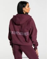 Clothing TEVEO Statement Oversized Jacket Plum Women 2HL08D28 - Image 2