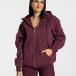 Clothing TEVEO Statement Oversized Jacket Plum Women 2HL08D28