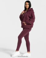 Clothing TEVEO Statement Oversized Jacket Plum Women 2HL08D28 - Image 3