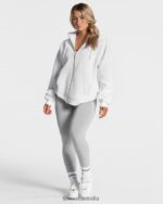 Clothing TEVEO Statement Oversized Jacket White Women 2HL08D33 - Image 3