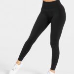 Clothing TEVEO Statement Scrunch Leggings Black Women 2HL08D118