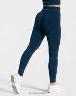 Clothing TEVEO Statement Scrunch Leggings Dark blue Women 2HL08D104 - Image 2