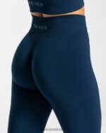 Clothing TEVEO Statement Scrunch Leggings Dark blue Women 2HL08D104 - Image 4