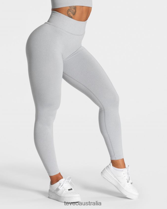 clothing_teveo_statement_scrunch_leggings_light_gray_women_2hl08d111.jpg Clothing TEVEO Statement Scrunch Leggings Light gray Women 2HL08D111 - Image 1