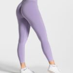 Clothing TEVEO Statement Scrunch Leggings Lilac Women 2HL08D106