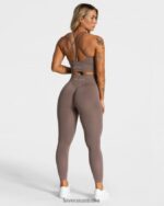 Clothing TEVEO Statement Scrunch Leggings Mocha Women 2HL08D114 - Image 5