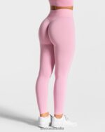 Clothing TEVEO Statement Scrunch Leggings Pink Women 2HL08D116 - Image 2