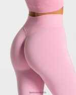 Clothing TEVEO Statement Scrunch Leggings Pink Women 2HL08D116 - Image 4