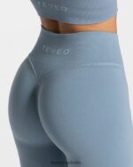 Clothing TEVEO Statement Scrunch Leggings Steel blue Women 2HL08D119 - Image 4