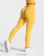 Clothing TEVEO Statement Scrunch Leggings Yellow Women 2HL08D109 - Image 2