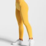 Clothing TEVEO Statement Scrunch Leggings Yellow Women 2HL08D109