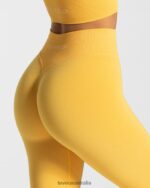 Clothing TEVEO Statement Scrunch Leggings Yellow Women 2HL08D109 - Image 4
