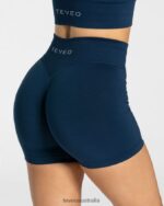 Clothing TEVEO Statement Scrunch Short Dark Blue Women 2HL08D231 - Image 4