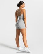 Clothing TEVEO Statement Scrunch Short Light Gray Women 2HL08D235 - Image 5