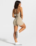 Clothing TEVEO Statement Scrunch Short Sand Women 2HL08D241 - Image 5