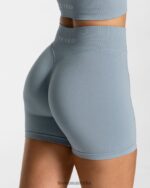 Clothing TEVEO Statement Scrunch Short Steel Blue Women 2HL08D243 - Image 4