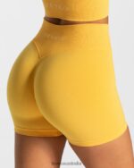 Clothing TEVEO Statement Scrunch Short Yellow Women 2HL08D233 - Image 4