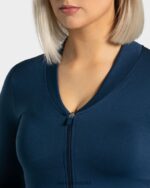 Clothing TEVEO Statement Zip Jacket Dark blue Women 2HL08D168 - Image 4