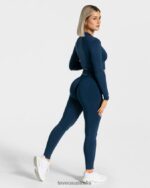Clothing TEVEO Statement Zip Jacket Dark blue Women 2HL08D168 - Image 5