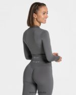 Clothing TEVEO Statement Zip Jacket Graphite Women 2HL08D169 - Image 2