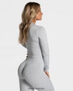 Clothing TEVEO Statement Zip Jacket Light gray Women 2HL08D170 - Image 2