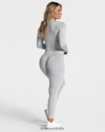 Clothing TEVEO Statement Zip Jacket Light gray Women 2HL08D170 - Image 5