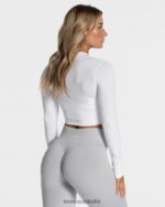 Clothing TEVEO Statement Zip Jacket White Women 2HL08D178 - Image 2