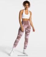 Clothing TEVEO Tie Dye Scrunch Leggings Earth Women 2HL08D56 - Image 3