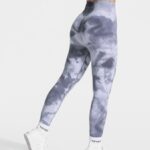 Clothing TEVEO Tie Dye Scrunch Leggings Stormy Women 2HL08D57