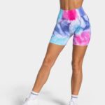 Clothing TEVEO Tie Dye Scrunch Short Cold Women 2HL08D197