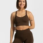 Clothing TEVEO Timeless Scrunch Bh Dark brown Women 2HL08D331