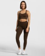 Clothing TEVEO Timeless Scrunch Bh Dark brown Women 2HL08D331 - Image 3