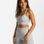 Clothing TEVEO Timeless Scrunch Bh Light Gray Women 2HL08D335