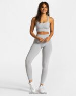 Clothing TEVEO Timeless Scrunch Bh Light Gray Women 2HL08D335 - Image 3