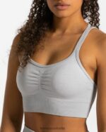 Clothing TEVEO Timeless Scrunch Bh Light Gray Women 2HL08D335 - Image 4