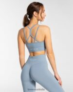 Clothing TEVEO Timeless Scrunch Bh Steel Blue Women 2HL08D344 - Image 2