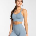 Clothing TEVEO Timeless Scrunch Bh Steel Blue Women 2HL08D344