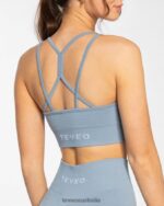 Clothing TEVEO Timeless Scrunch Bh Steel Blue Women 2HL08D344 - Image 4