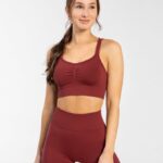 Clothing TEVEO Timeless Scrunch Bh Wine red Women 2HL08D347