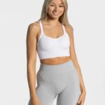 Clothing TEVEO Timeless Scrunch Bra White Women 2HL08D348
